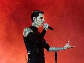 Black Veil Brides with Caskets, Archers, and Holy Wars